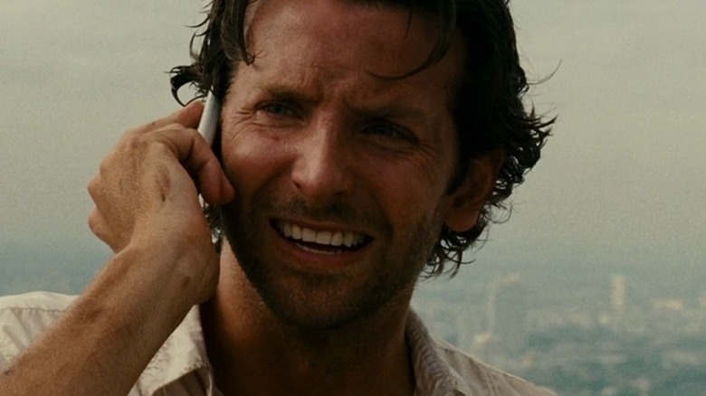 Bradley Cooper on an intense phone call