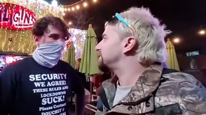 baked alaska pepper spray gionet bouncer arrested
