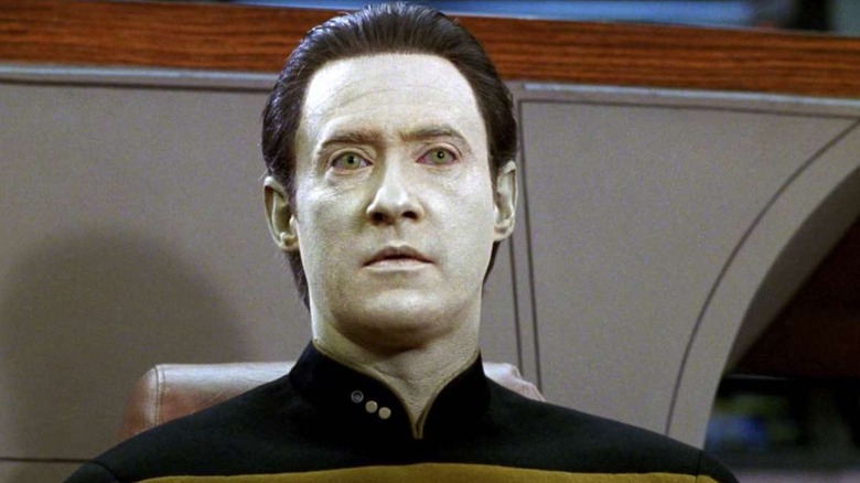 Data sits on the bridge