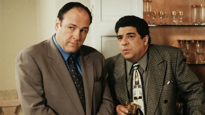 Tony Soprano with Sal