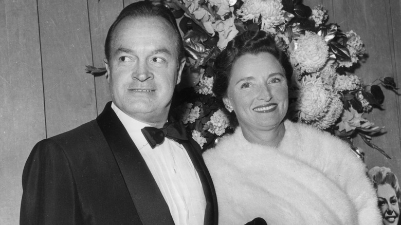 Bob and Dolores Hope smiling