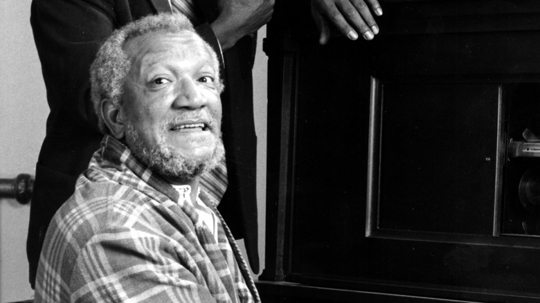 Redd Foxx playing piano