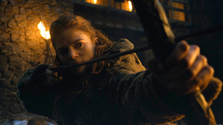 Ygritte aims arrow