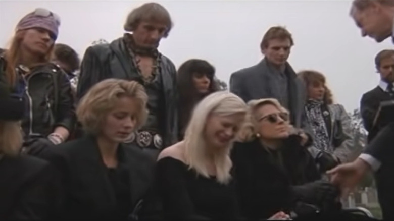 Guns N' Roses at a funeral