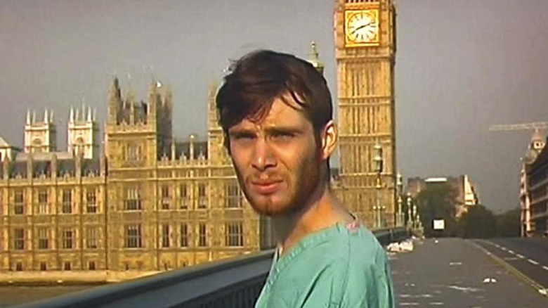 Cillian Murphy in front of Big Ben