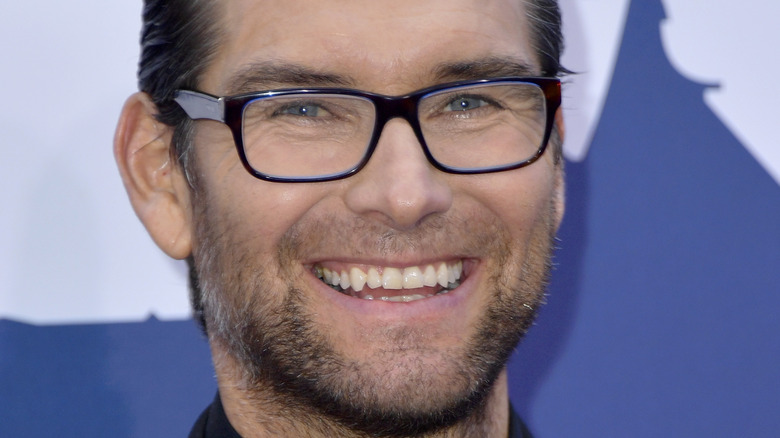 Antony Starr in glasses