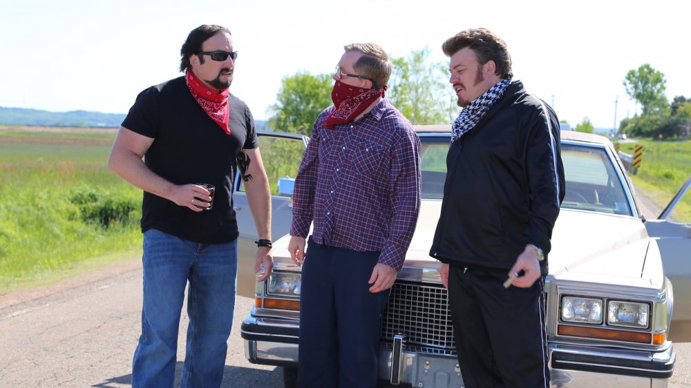 Julian, Bubbles, and Ricky on Trailer Park Boys