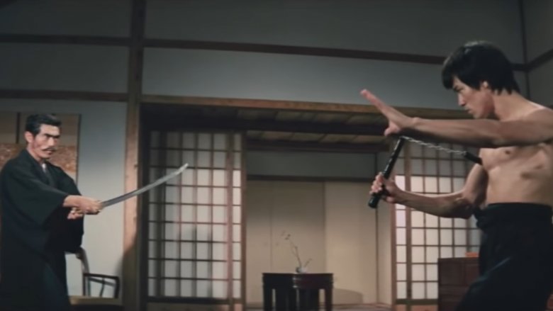 Bruce Lee and Riki Hashimoto in Fist of Fury