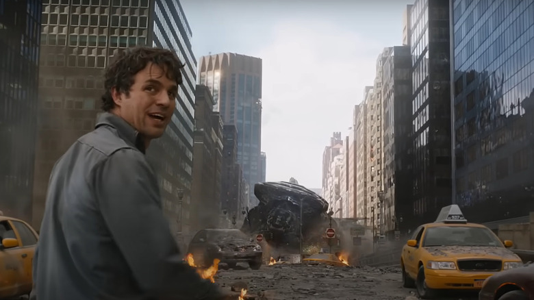 Bruce Banner walks into the fray in "The Avengers" (2012)