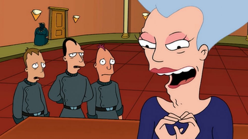 Mom and her sons on Futurama