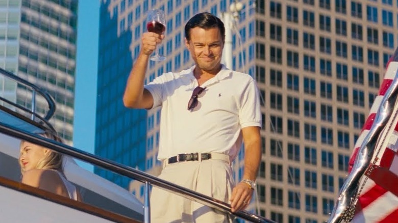 Leonardo DiCaprio in The Wolf of Wall Street