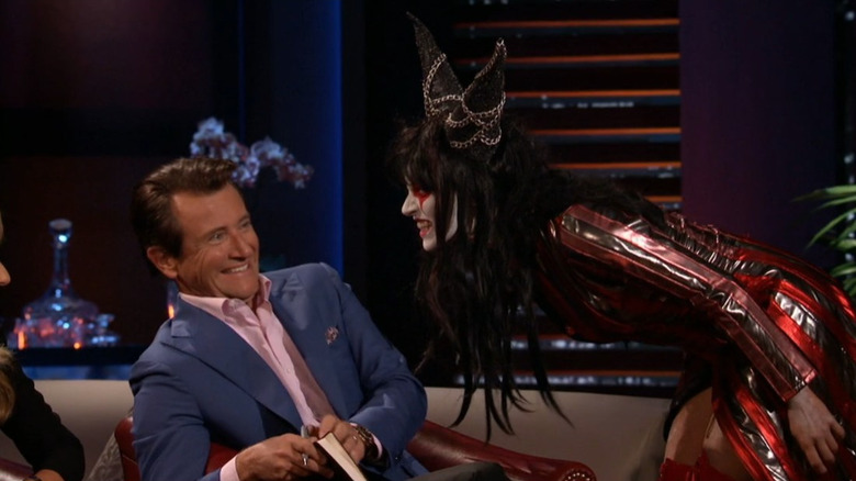 Ghoul from Ten Thirty One Productions scaring Robert Herjavec on Shark Tank