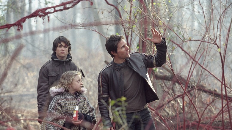 Ray and his kids wandering through a forest