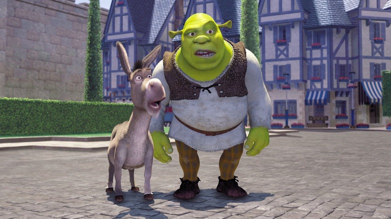 Shrek and Donkey looking perplexed