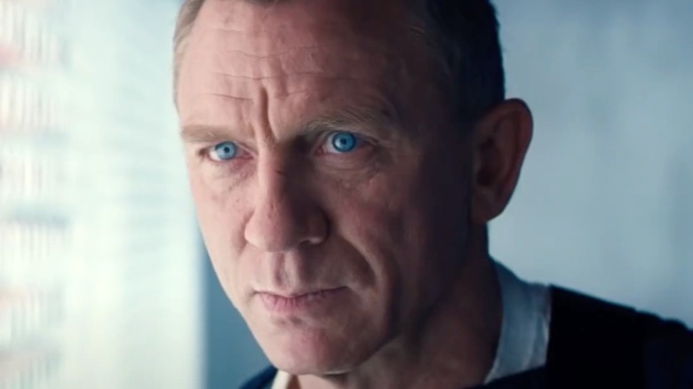 Bond looking concerned