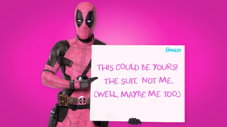Pink Deadpool suit from Omaze