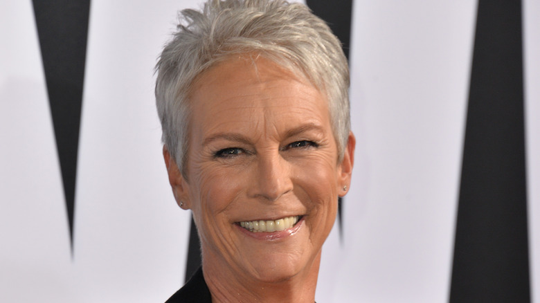 Jamie Lee Curtis smiling