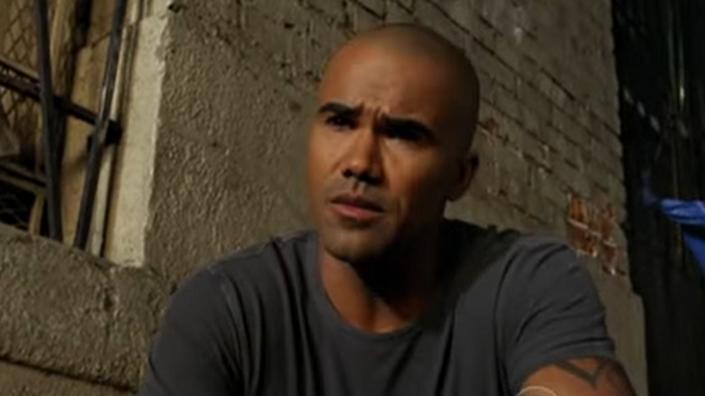 Derek Morgan looking concerned