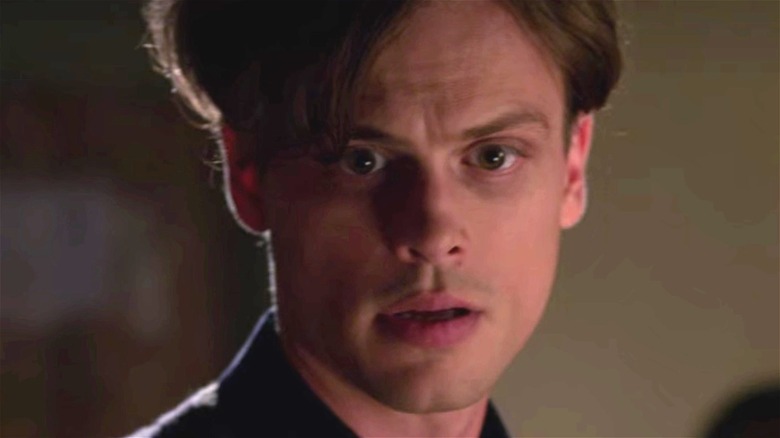 Dr.Spencer Reid looking shocked.