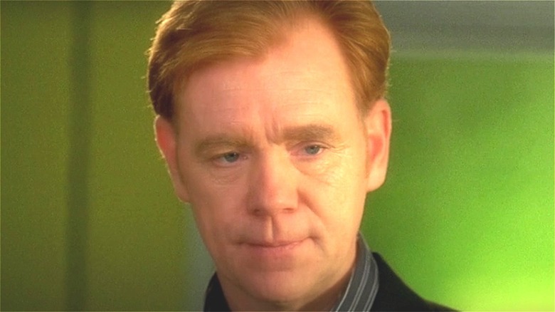 Horatio Caine pursing lips in CSI: Miami