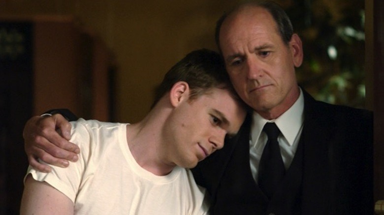 David and Nathaniel hug