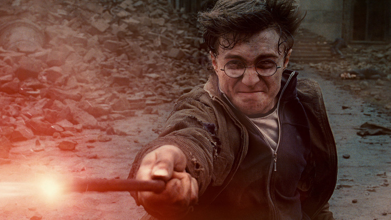 Harry Potter after battle