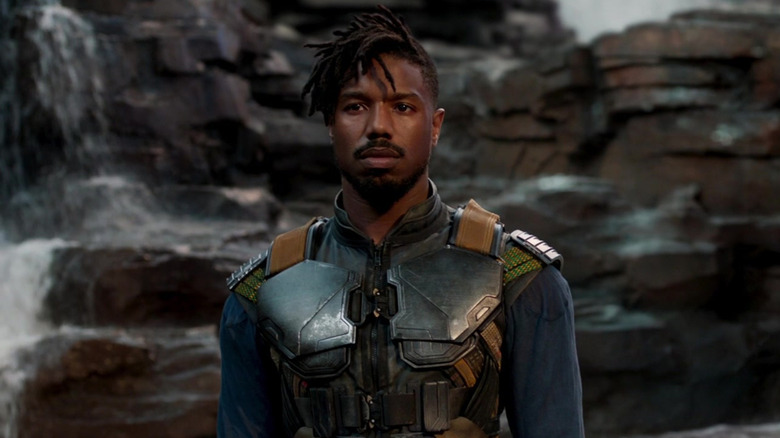 Killmonger prepares to fight