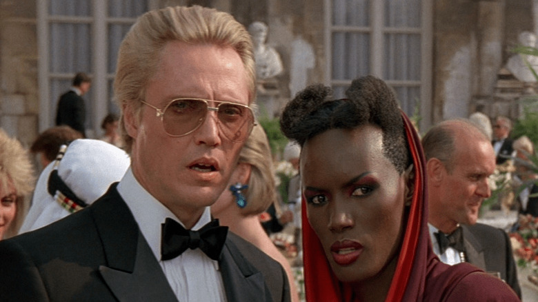 Christopher Walken and Grace Jones in A View To A Kill