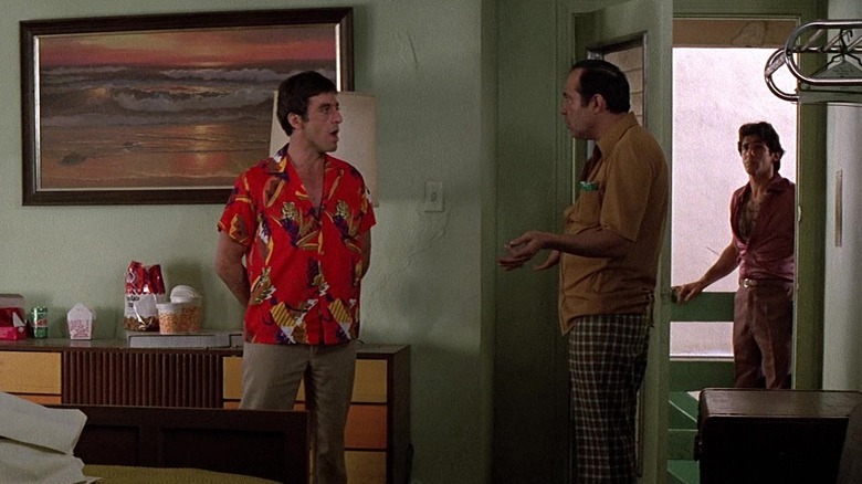 Tony Montana talking