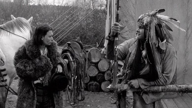Johnny Depp with Gary Farmer