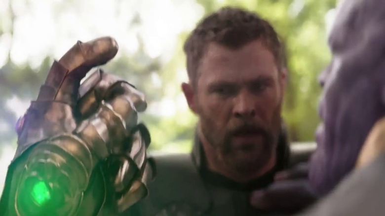 Chris Hemsworth and Josh Brolin in Avengers: Infinity War