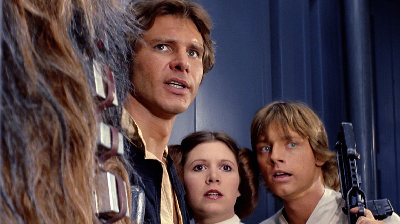 Luke, Han and Leia