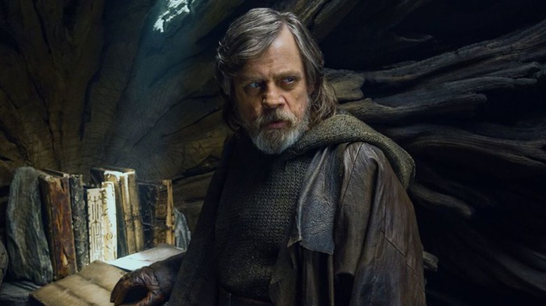Luke with Jedi texts