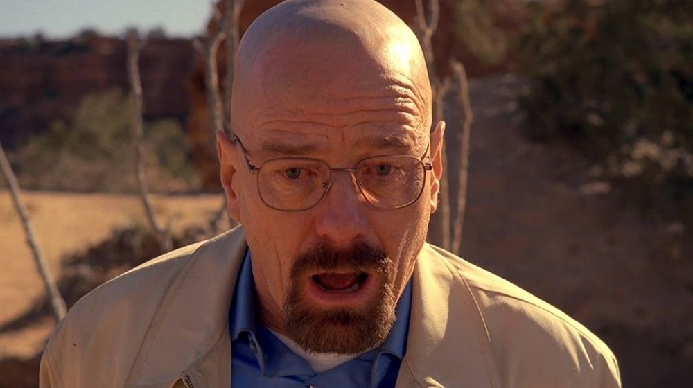 Walter White mouth open Breaking Bad