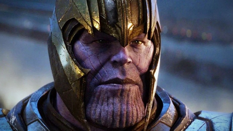 Thanos in helmet