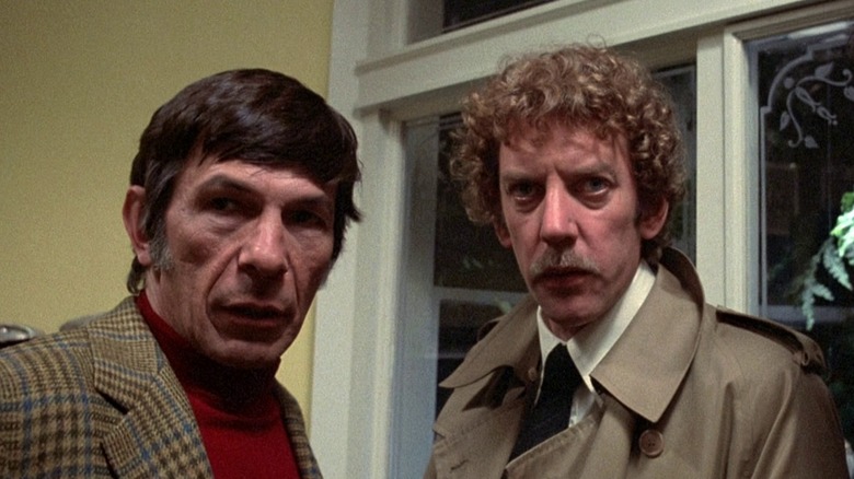 Leonard Nimoy and Donald Sutherland