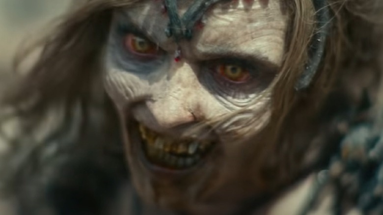 Zombie queen grinning