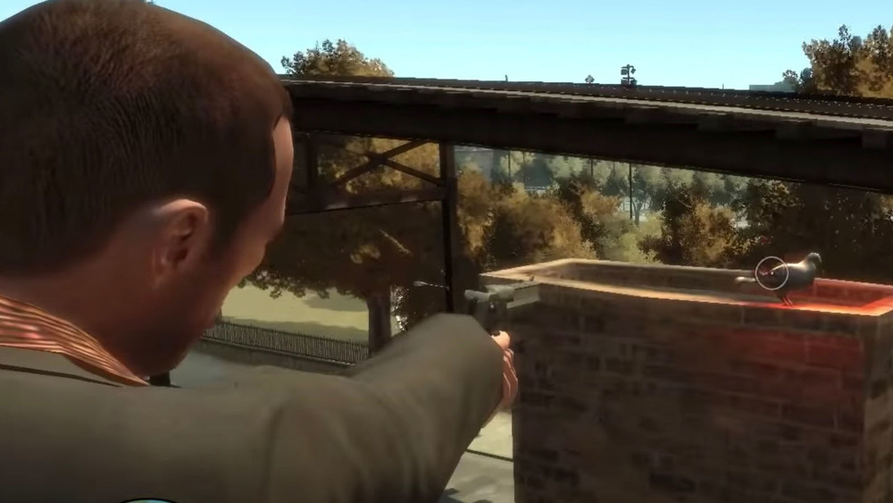 GTA 4 pigeon killing