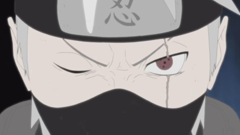 Kakashi staring