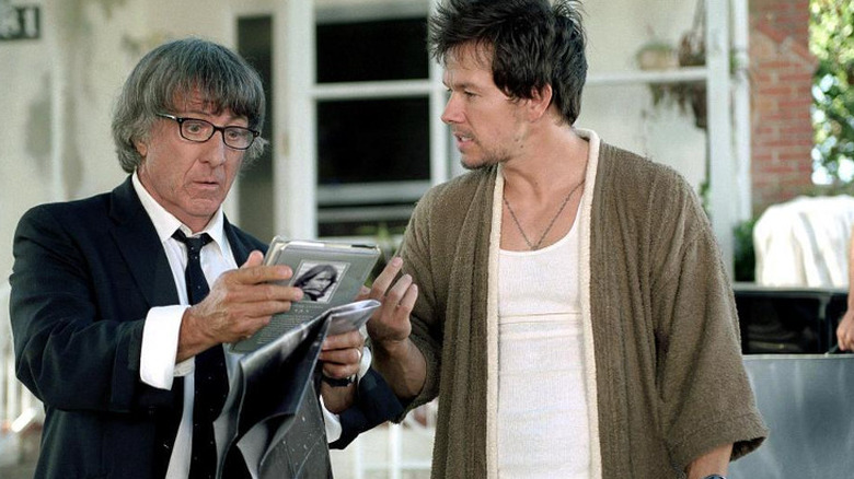 Dustin Hoffman and Mark Wahlberg