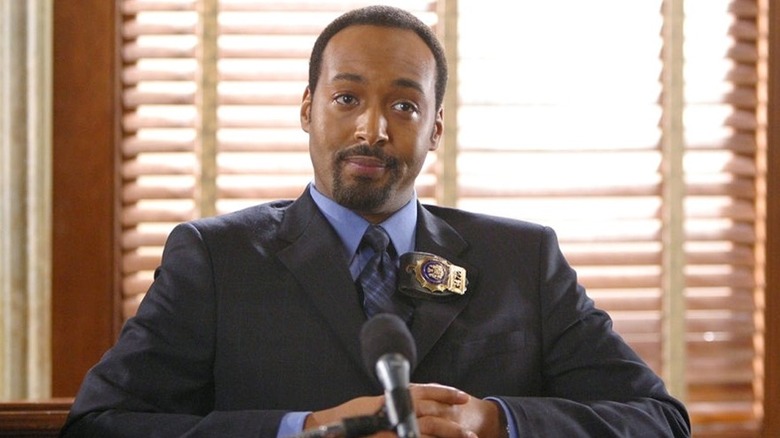 Jesse Martin looks nonplussed