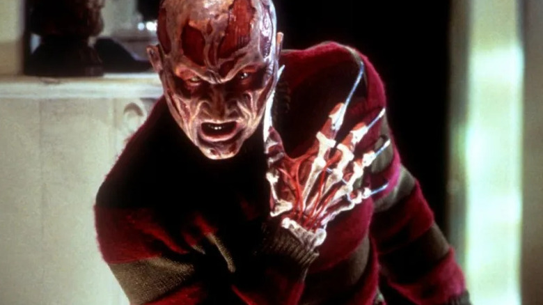 Freddy Krueger attacking