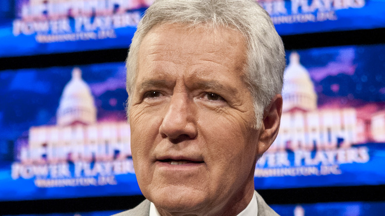 Alex Trebek hosts Jeopardy!