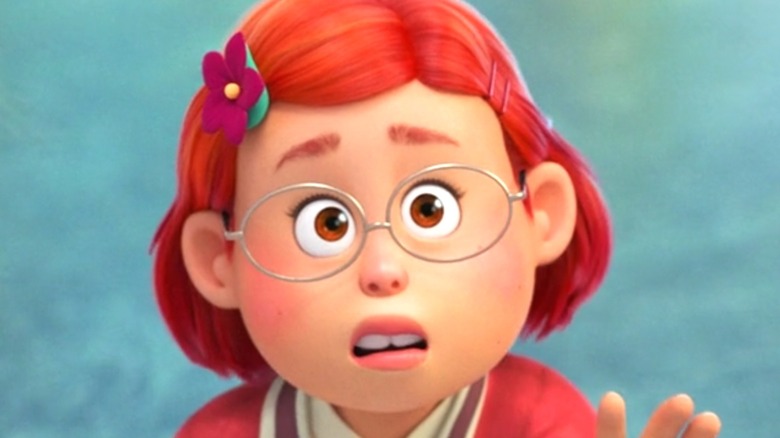 Mei Lee with red hair