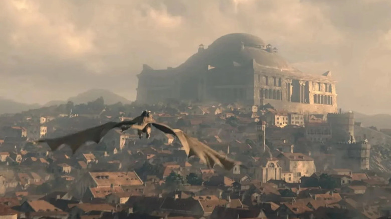 Syrax flies to the dragonpit