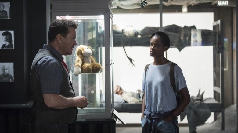 Letitia Wright inquisitive