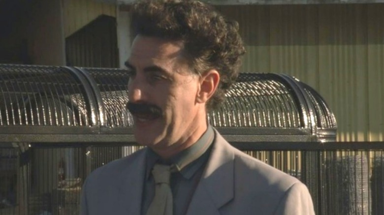 Borat talking