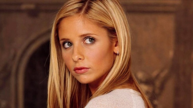 Buffy staring to the side
