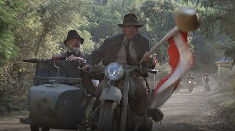 Sean Connery and Harrison Ford in Indiana Jones and the Last Crusade