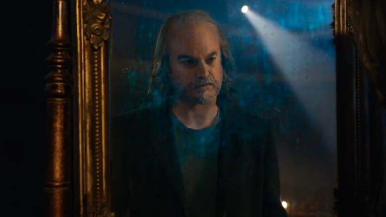neo's matrix form in the mirror